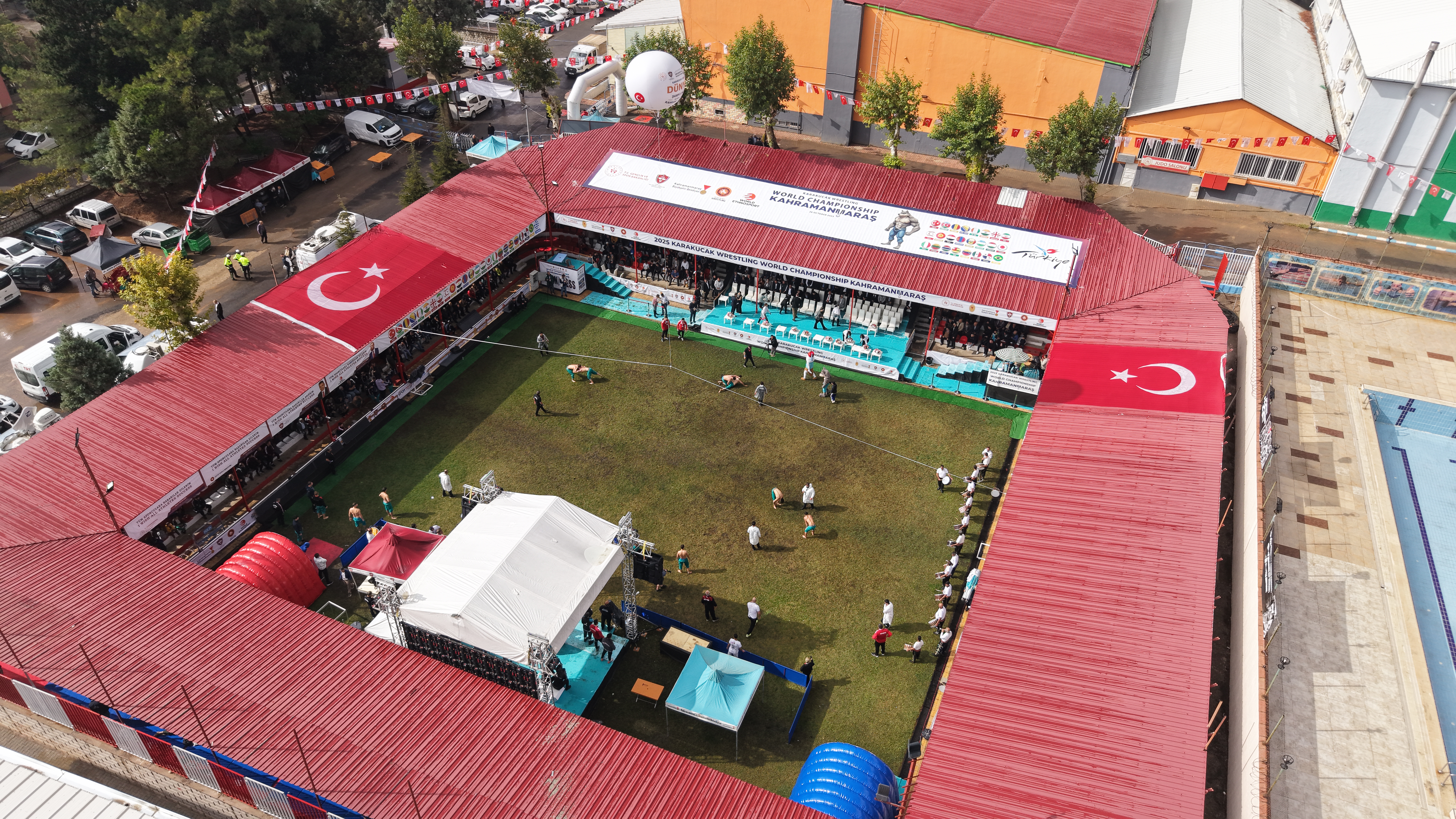 Kahramanmaraş'ta Karakucak Güreşleri Dünya Şampiyonası sona erdi