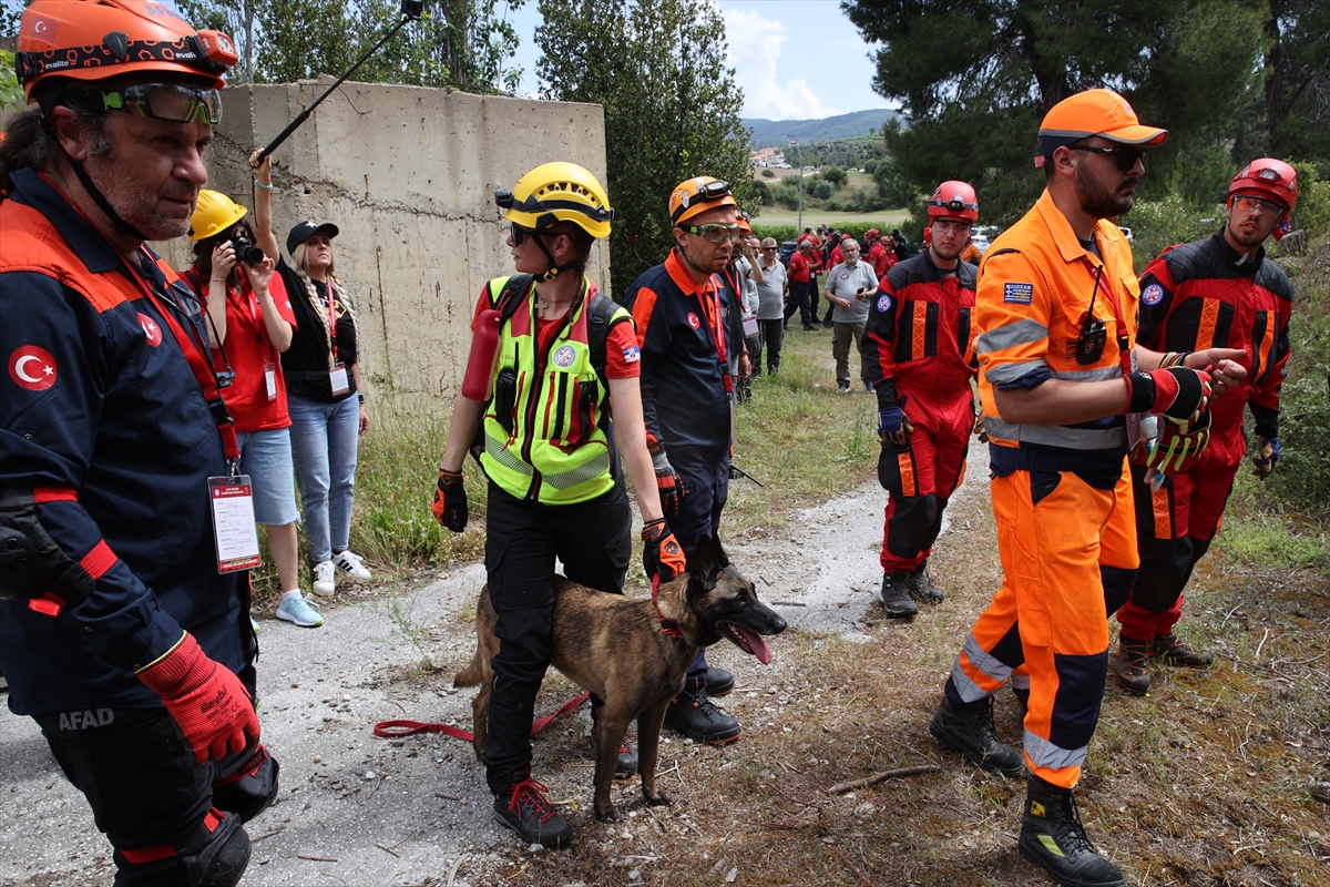 Selanik'te AFAD'ın katılımıyla afet sempozyumu ve tatbikat düzenlendi
