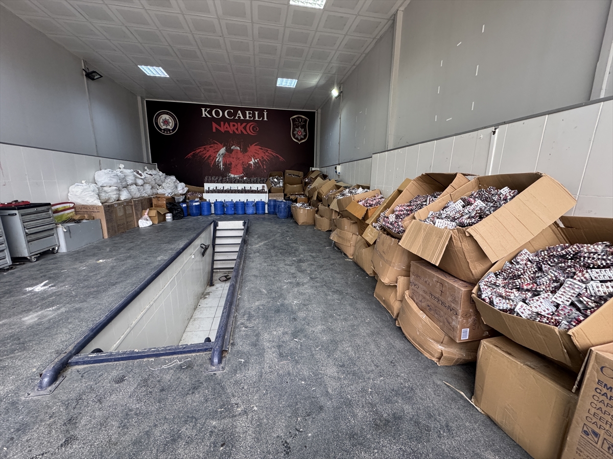 GÜNCELLEME - Kocaeli'de sentetik ecza hap operasyonunda 1 şüpheli tutuklandı
